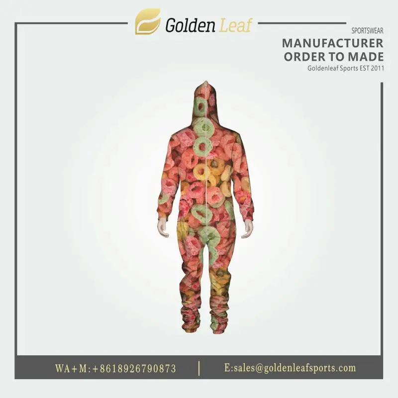 Wholesale Breathable Quick Dry Men's Onesie with Custom Sublimation Printing Company, Factories