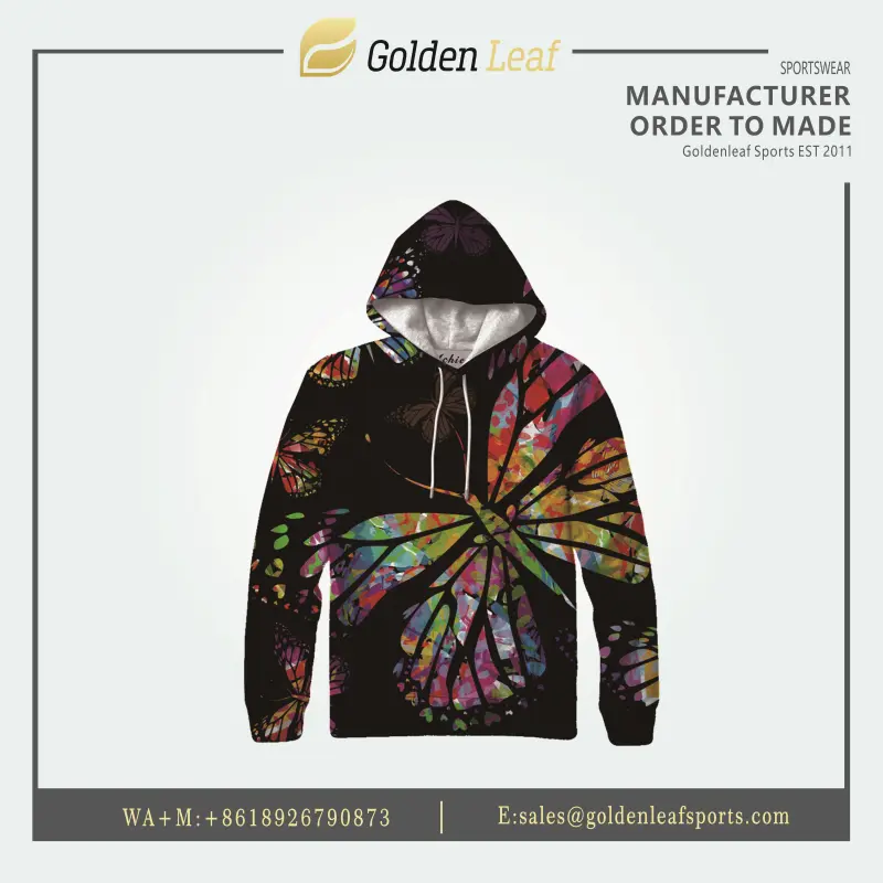 Wholesale 100% Polyester High Quality Custom Men Hoodie Manufacturers, Companies