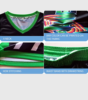 QC inspectors checking finished sports uniforms
