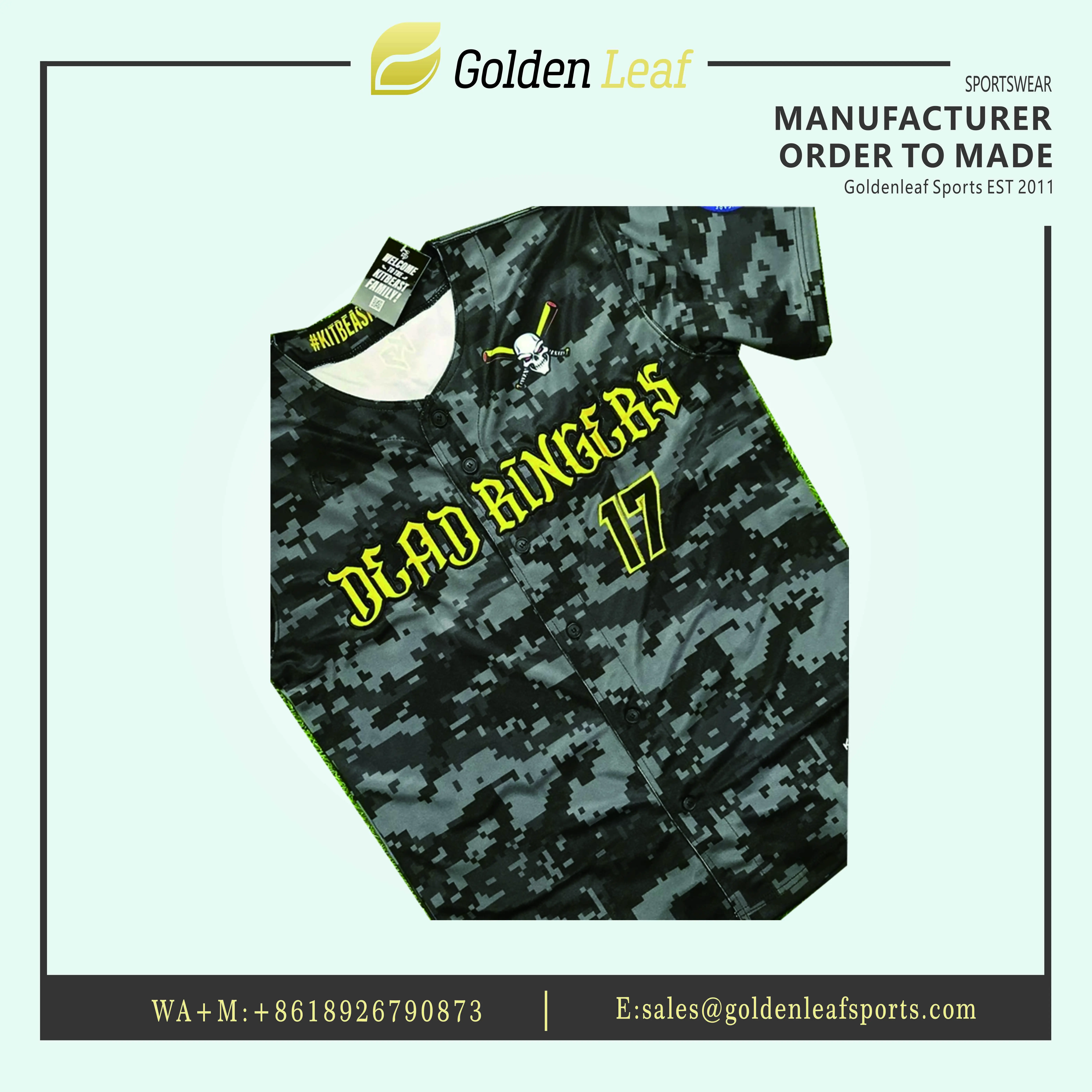 High-Quality Custom Baseball Uniform Lightweight Breathable Performance Wear Exporters, Factory