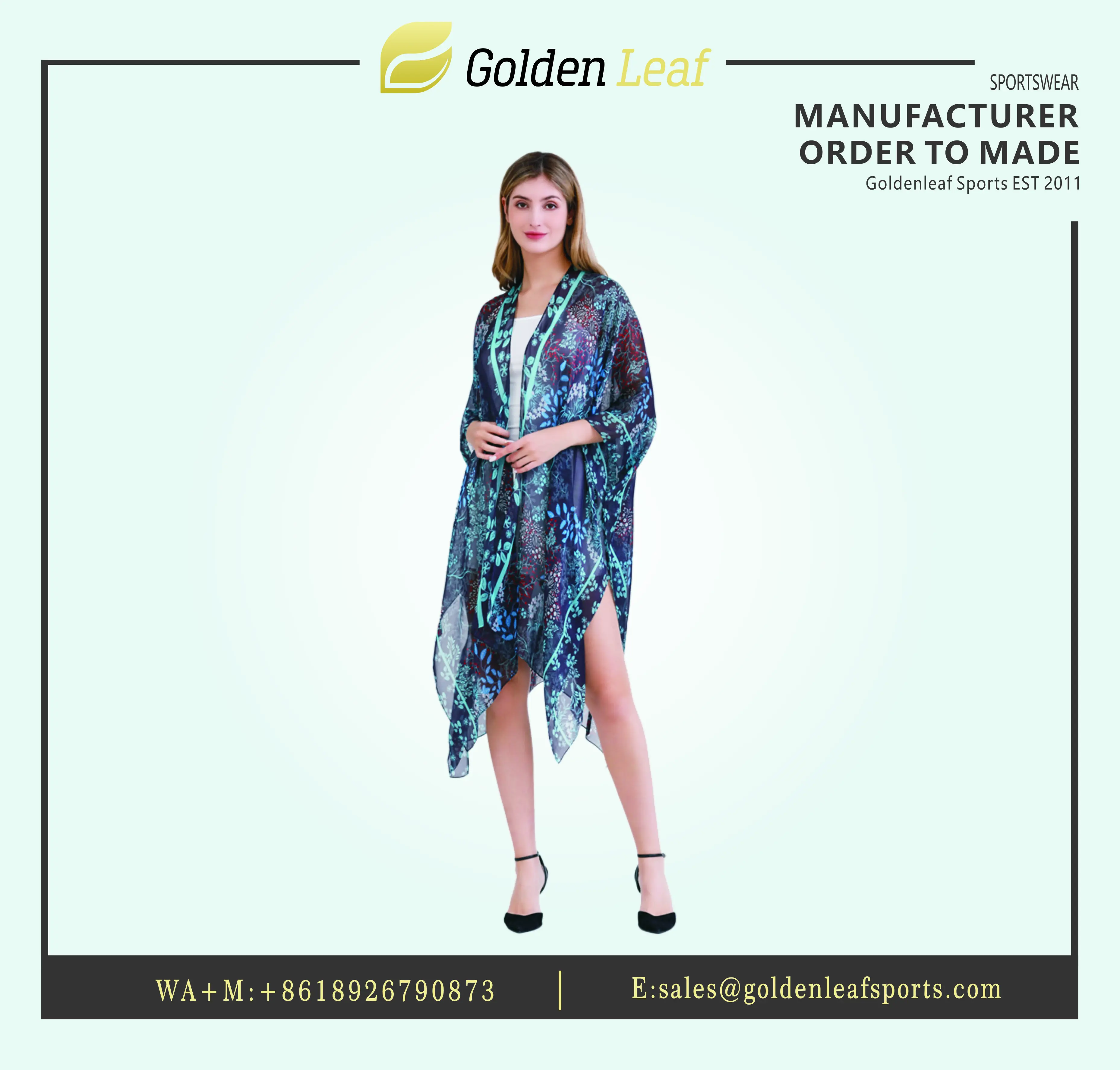 China Sublimation Kimono Beach Cover Up - Stylish & Lightweight Design Companies, Factory