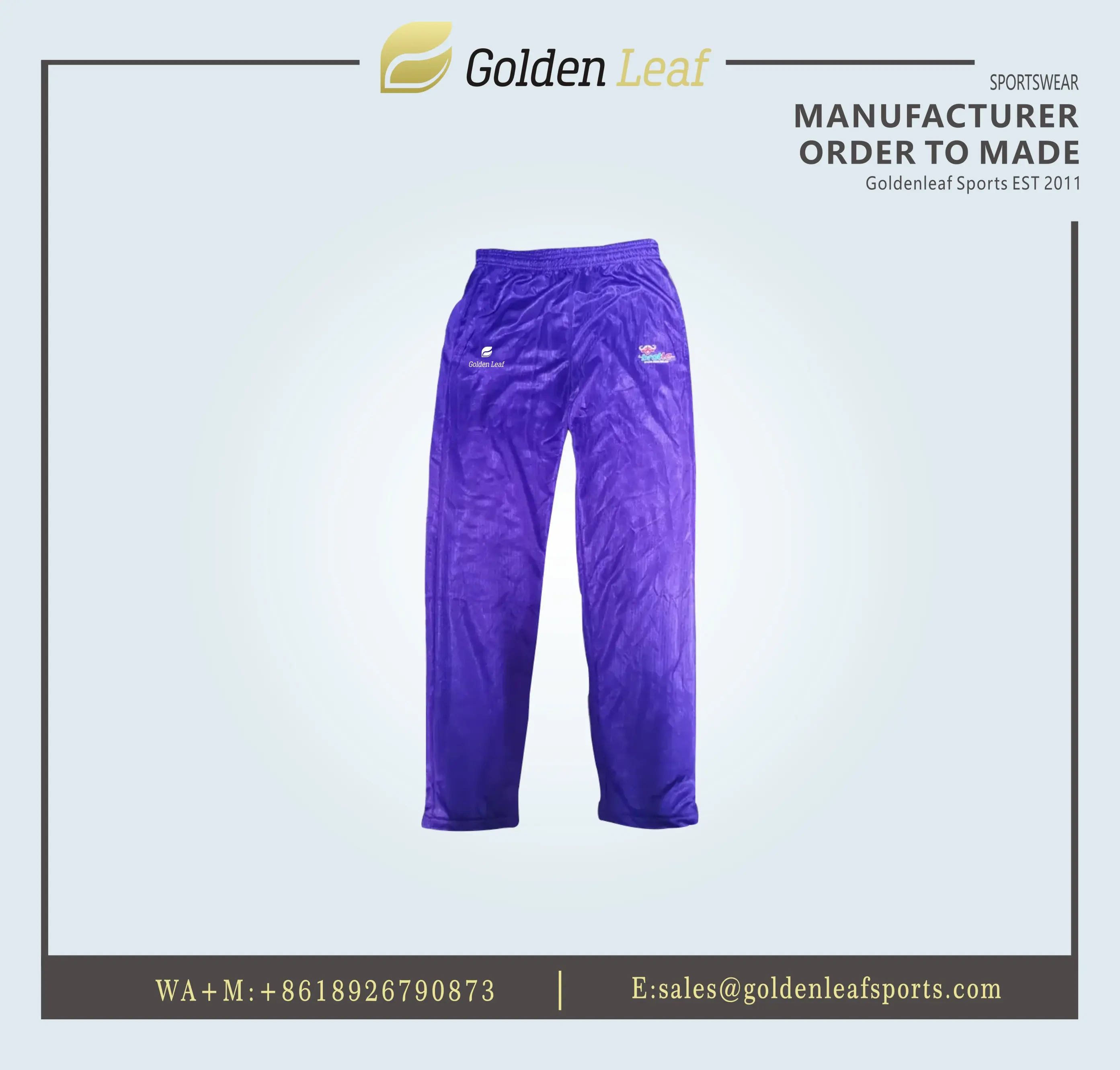 High-Quality Custom Wholesale Polyester Cricket Trouser Manufacturers, Factory