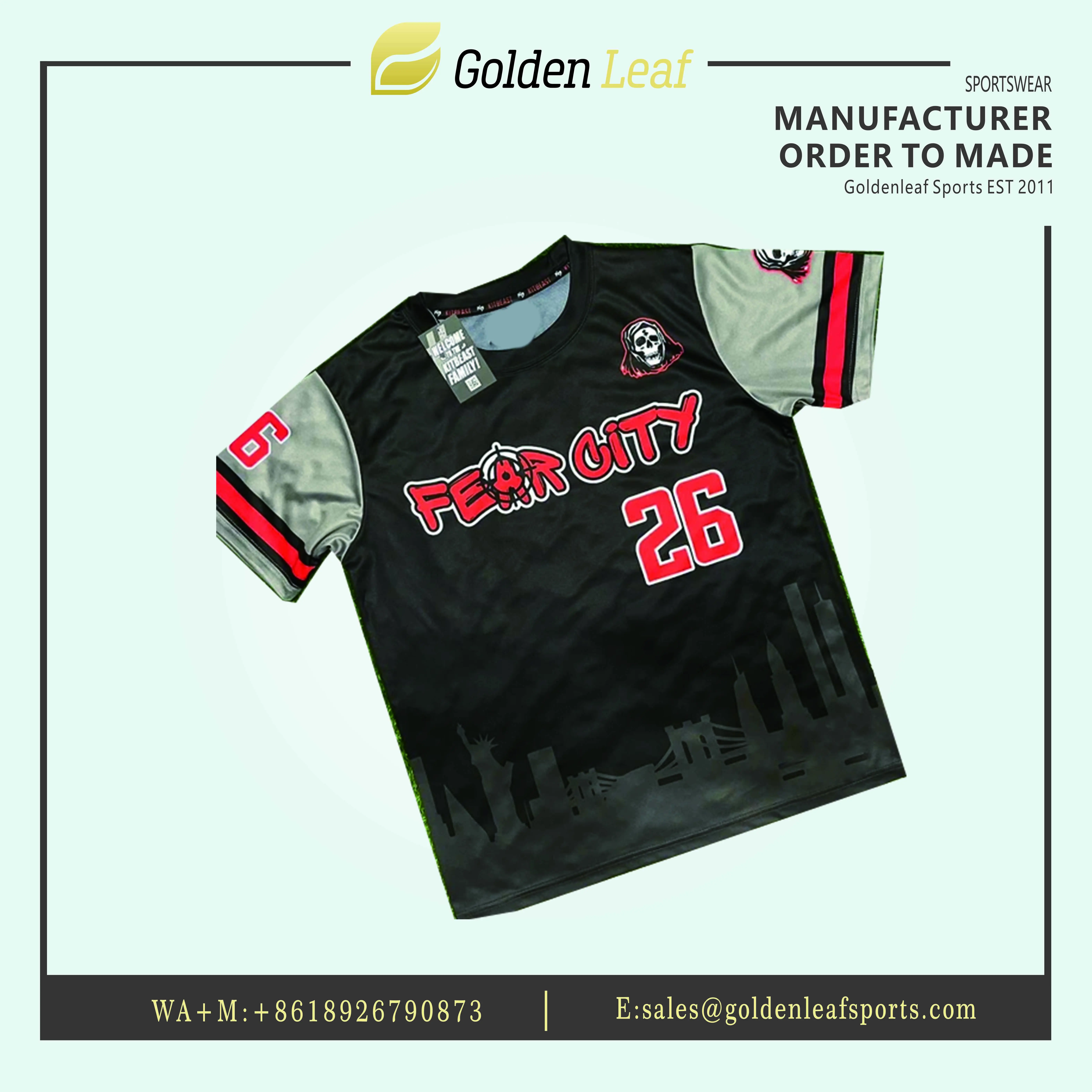 Wholesale Personalized Baseball Jersey Quick Dry Breathable Athletic Shirt Manufacturers, Exporter