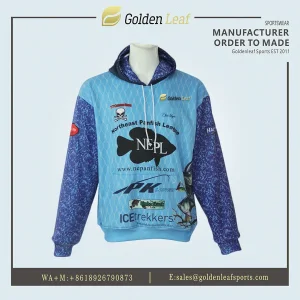 China Custom Sublimation Hoodie Long Sleeve