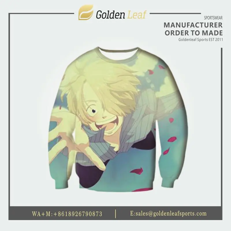 High-Quality Custom Team Logo Sublimation Sweatshirts Suppliers, Factory