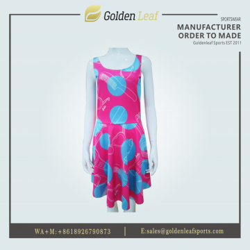 Custom High Quality 100% Polyester Sublimation Dress