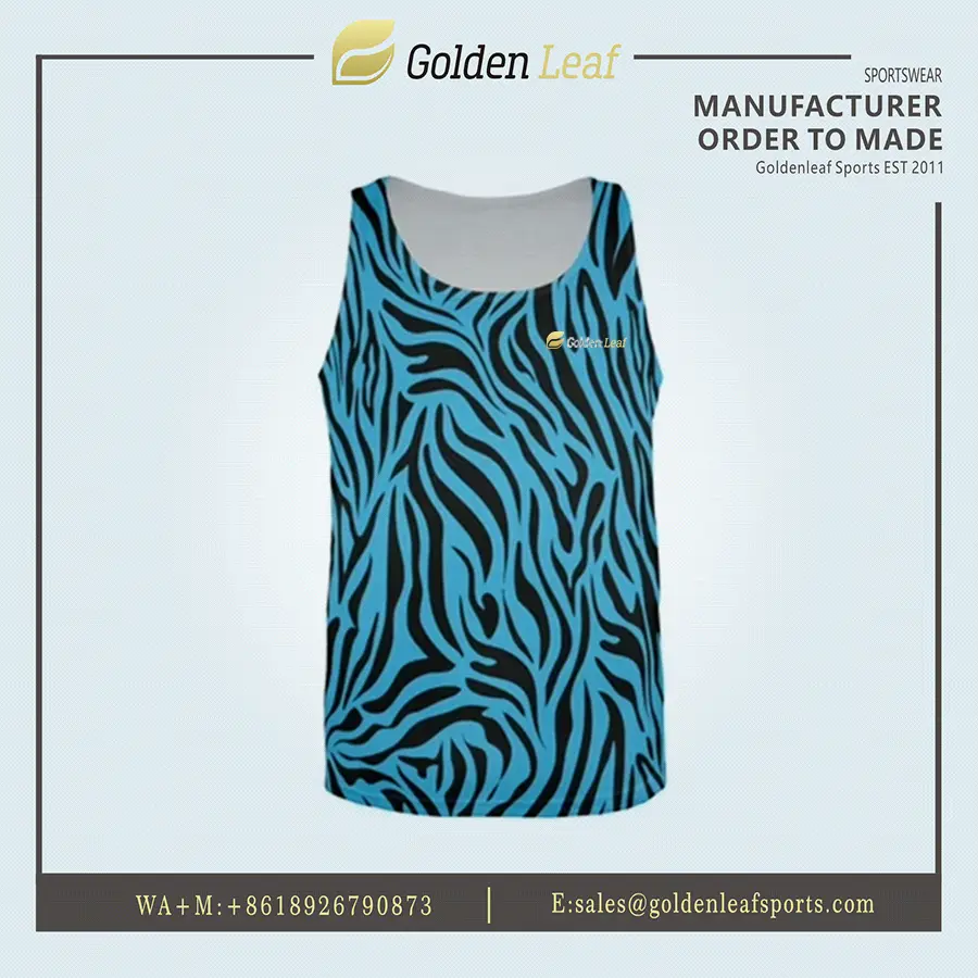 Wholesale Custom Character Sublimation Tank Top Polyester Sport Vest-1 Manufacturers, Factory