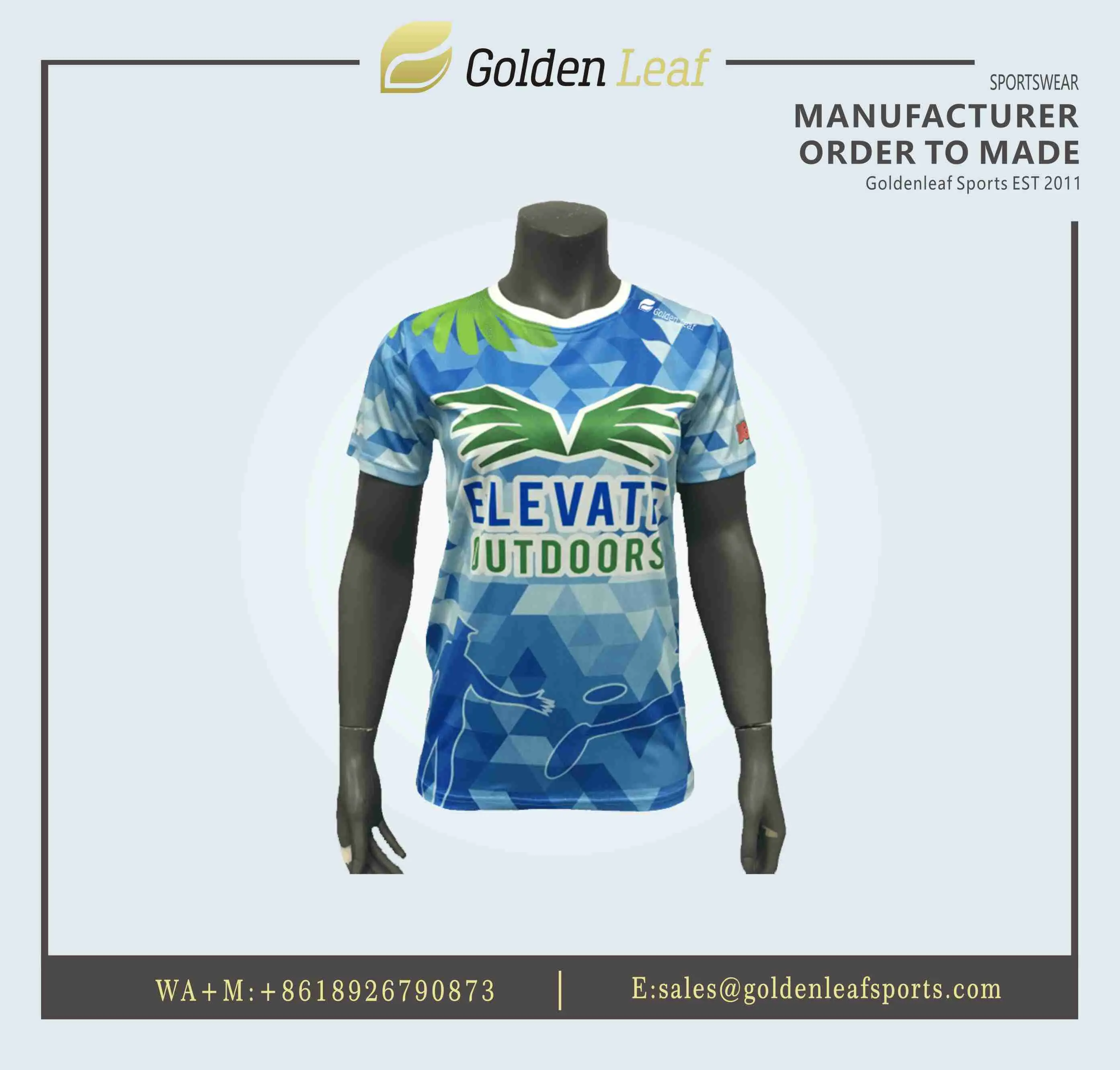 Custom Eco-Friendly Custom Youth Ultimate Frisbee Jerseys Manufacturer, Factory