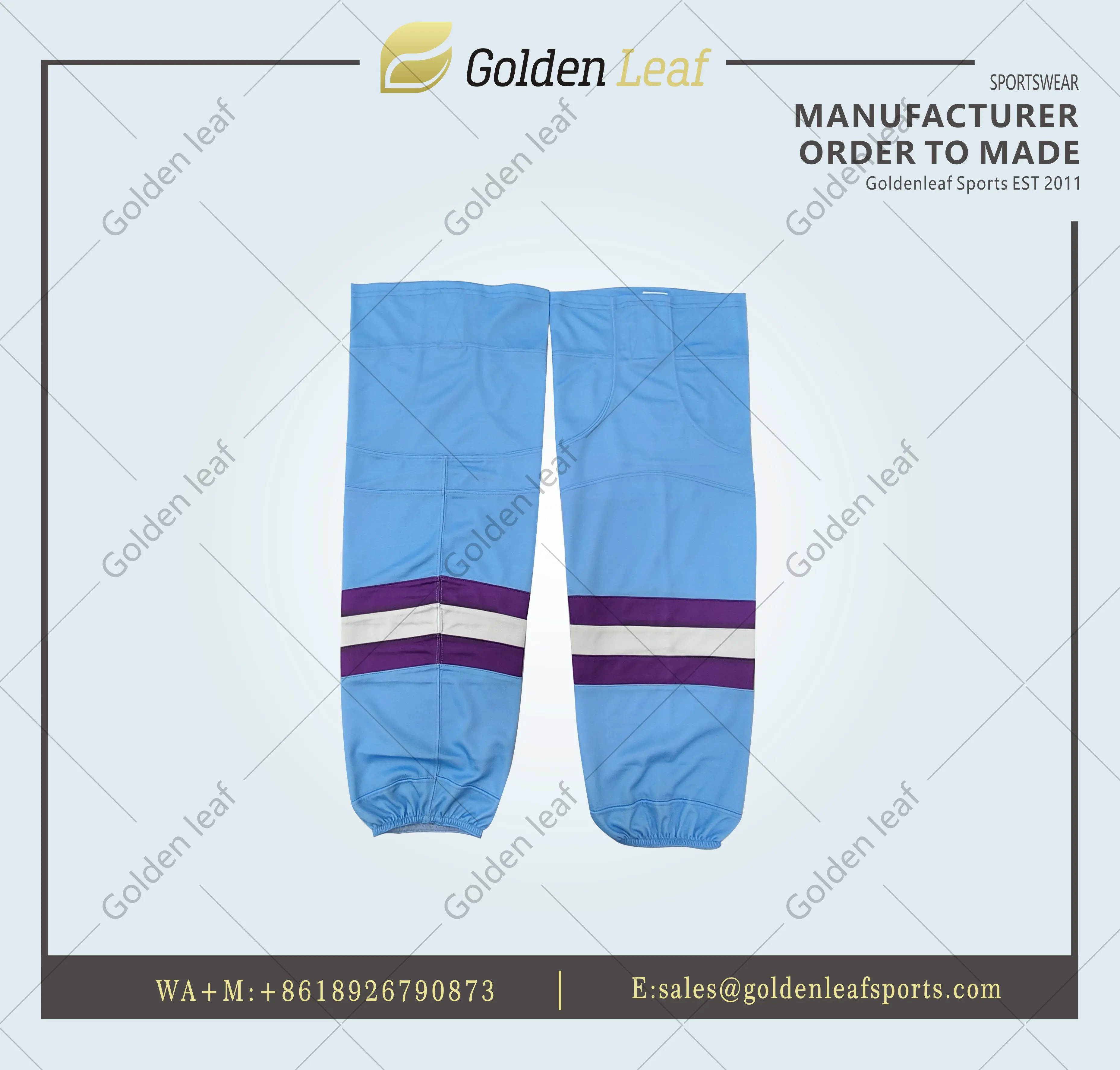 China Customized fashion durable hockey socks Company, Factories