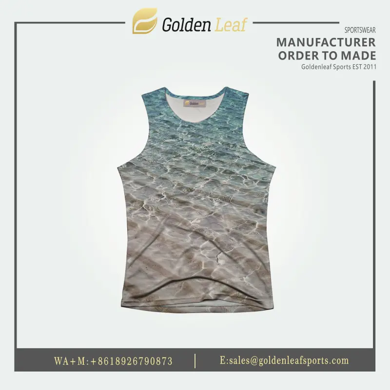 Wholesale Custom High-quality sublimation 100% polyester tank top Supplier, Suppliers