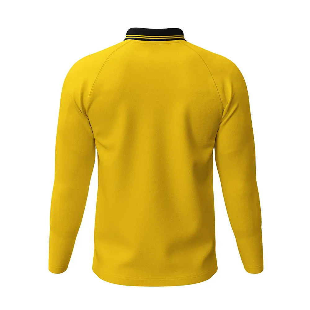 High-Quality Unisex Long Sleeve Oversized 100% Polyester Polo Shirt Companies, Exporters