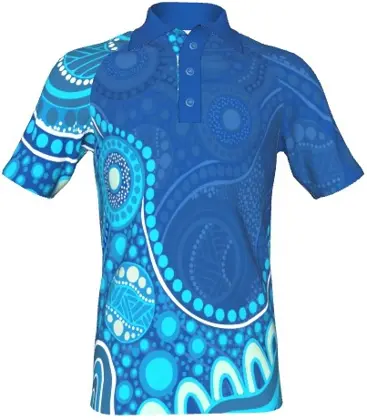 High-Quality Wholesale Custom Aboriginal Custom Polo Shirt Aussie Hunting Indigenous Art Pattern Manufacturers, Company