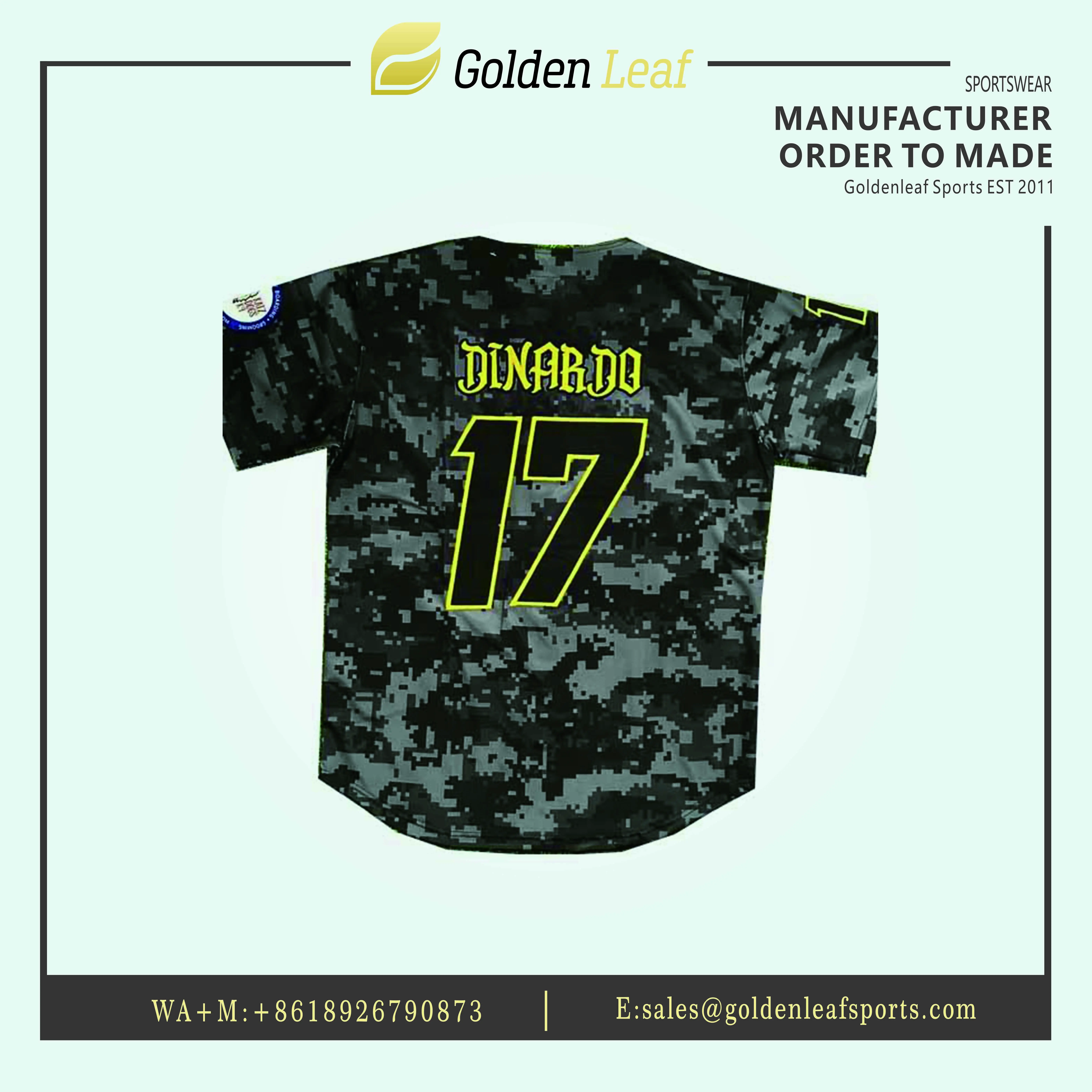 High-Quality Custom Baseball Uniform Lightweight Breathable Performance Wear Exporters, Factory