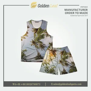 OEM Custom Sublimation Printing 100% Polyester Mesh Shirt Suit Casual Active Wear Manufacturers, Manufacturer
