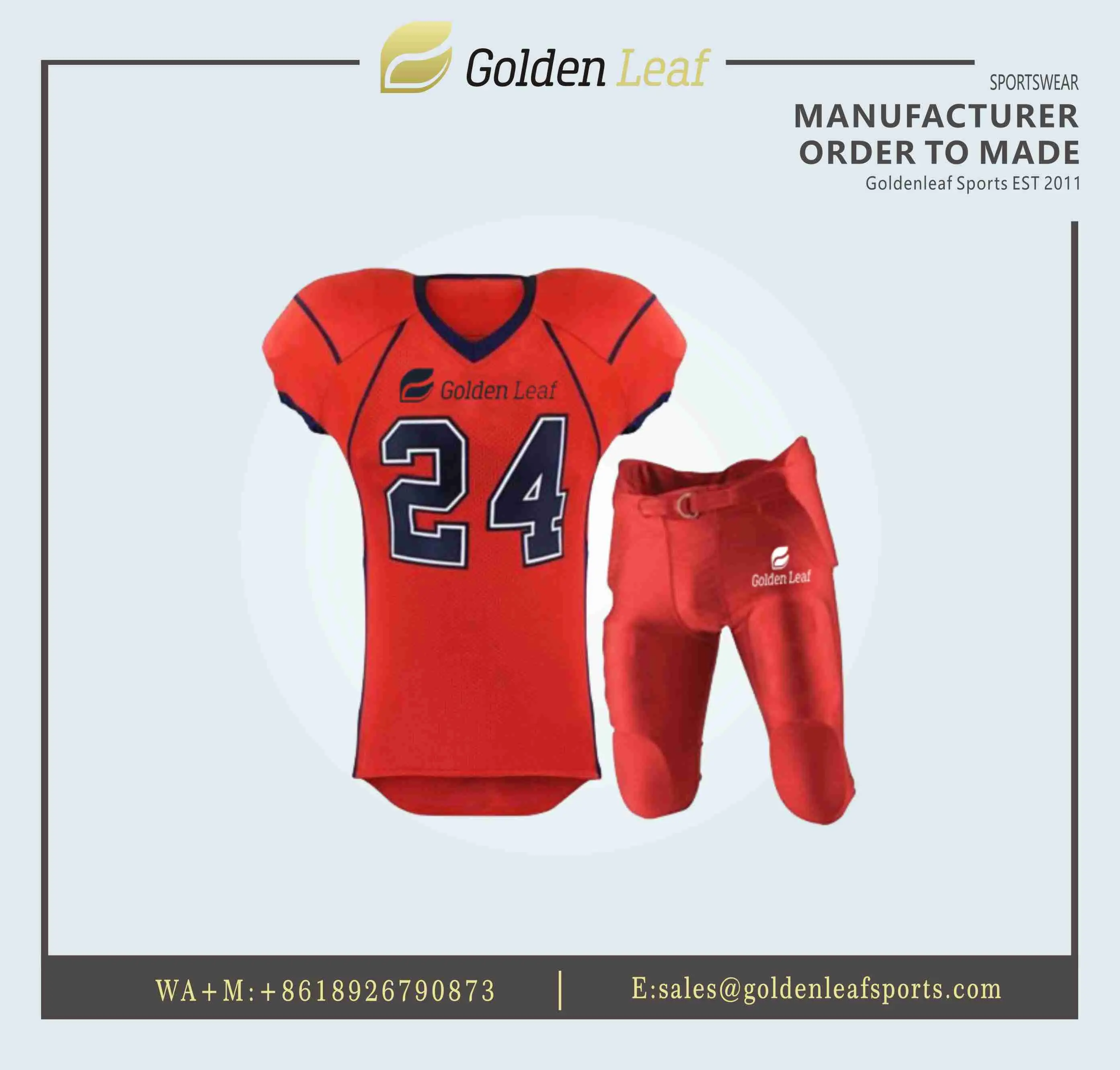 High-Quality Custom Unisex American Football Mesh Jersey Manufacturer, Factories