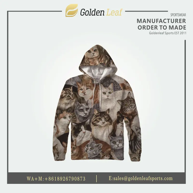 Wholesale 100% Polyester High Quality Custom Men Hoodie Manufacturers, Companies