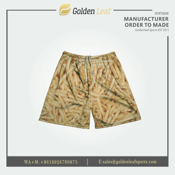 High Quality 100% Polyester Casual Sublimation Shorts