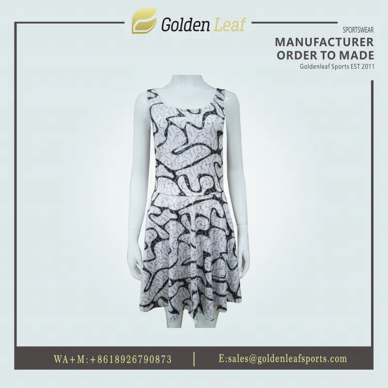 High-Quality Custom High Quality 100% Polyester Sublimation Dress Supplier, Factories