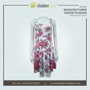 Custom Sublimation Women Casual Dress