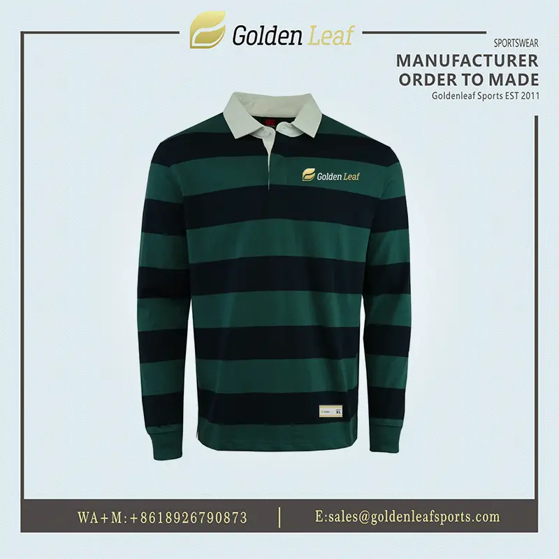 China Custom Sublimation Rugby Long Sleeve Jersey Suppliers, Factory