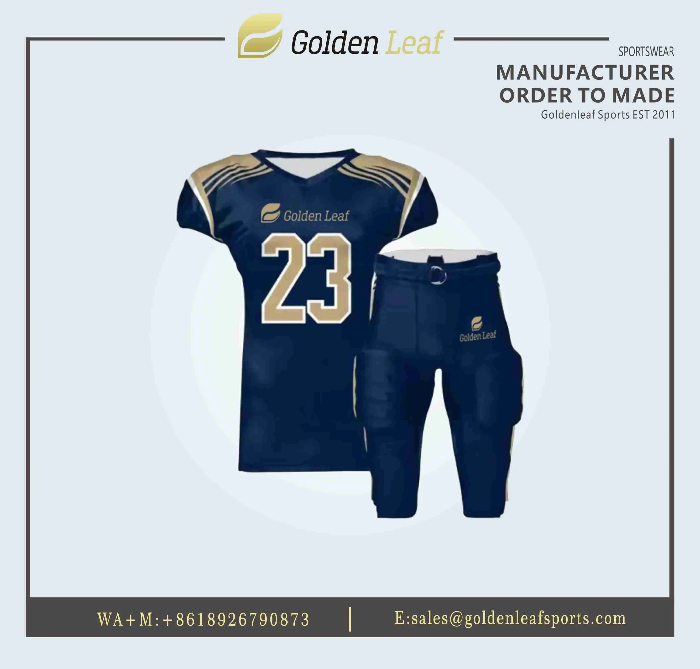 OEM American Football Personalise Shirt & Pant Companies, Exporters