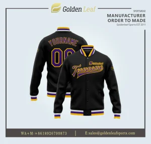 Wholesale Personalized Polyester Men's Baseball Bomber Jackets