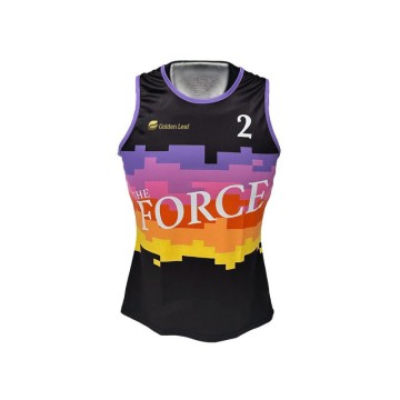 Wholesale Sublimation Unisex Volleyball Sleeveless Jersey
