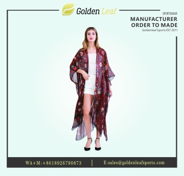 Sublimation Kimono Beach Cover Up - Stylish & Lightweight Design