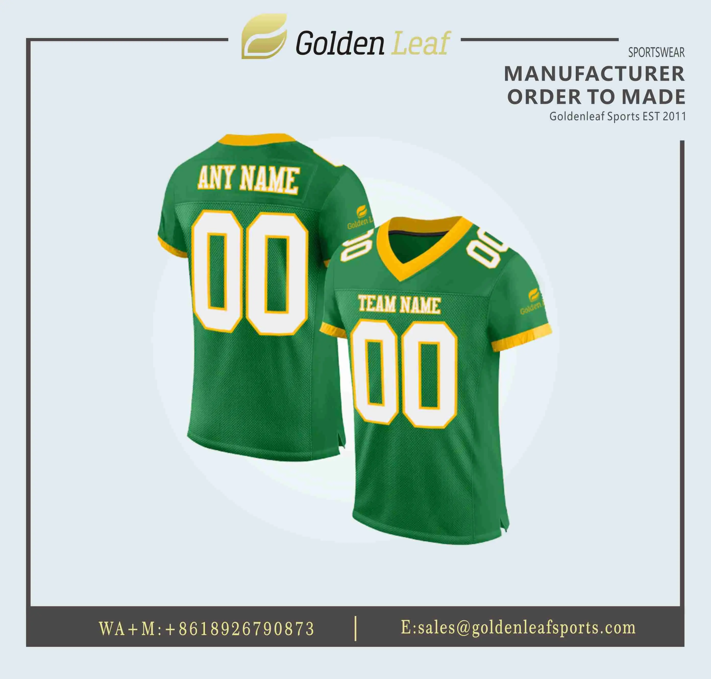 China Custom American Football Jersey Logo & Number for Club Teams Supplier, Suppliers
