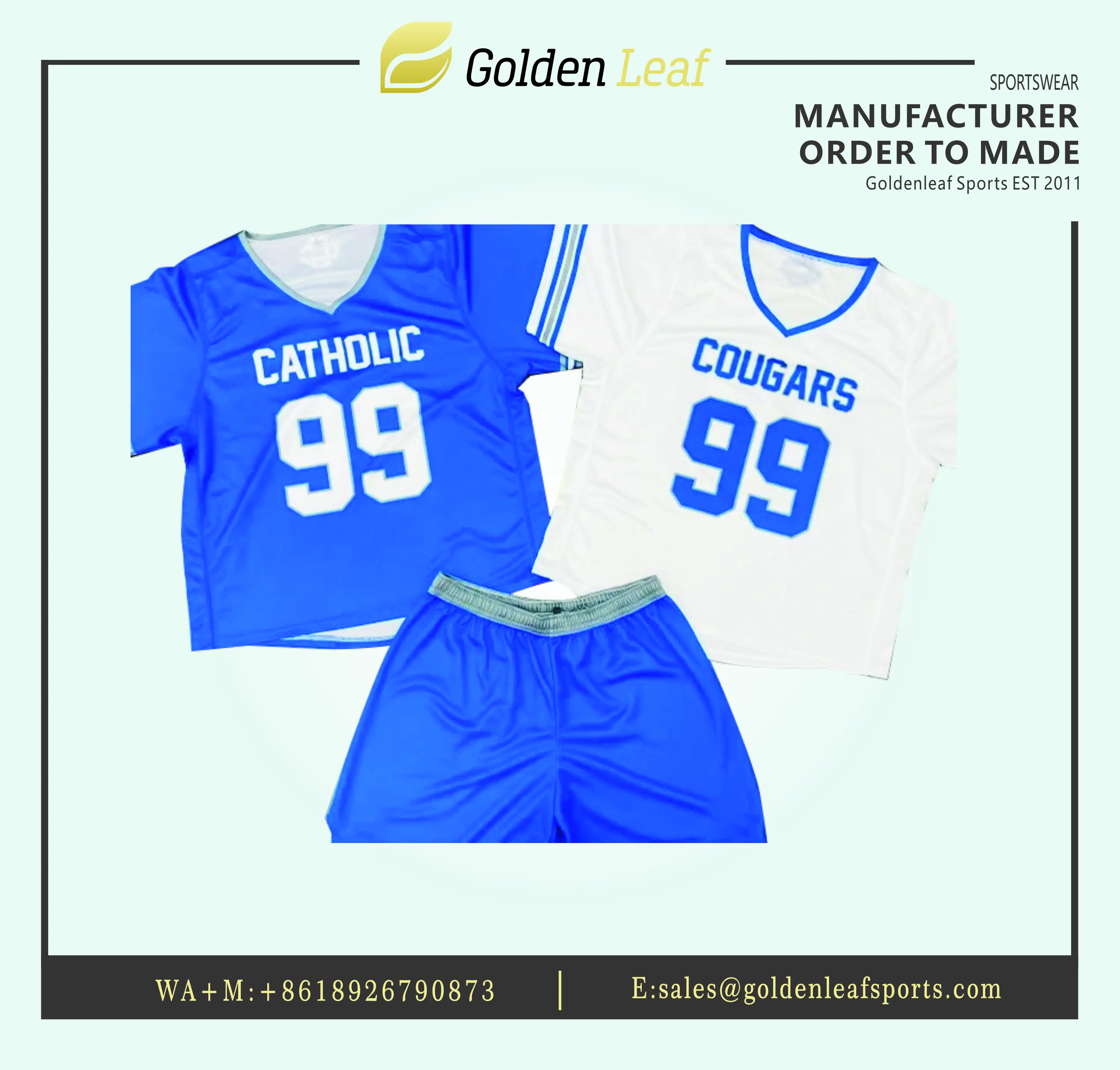 Wholesale Wholesale Custom Sublimation Lacrosse Kits – 1 Set Supplier, Company