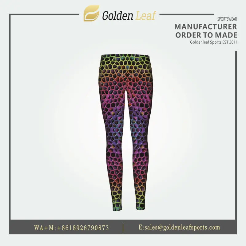 China Women Sublimation Printed High Waist Compression Yoga Leggings Manufacturers, Companies