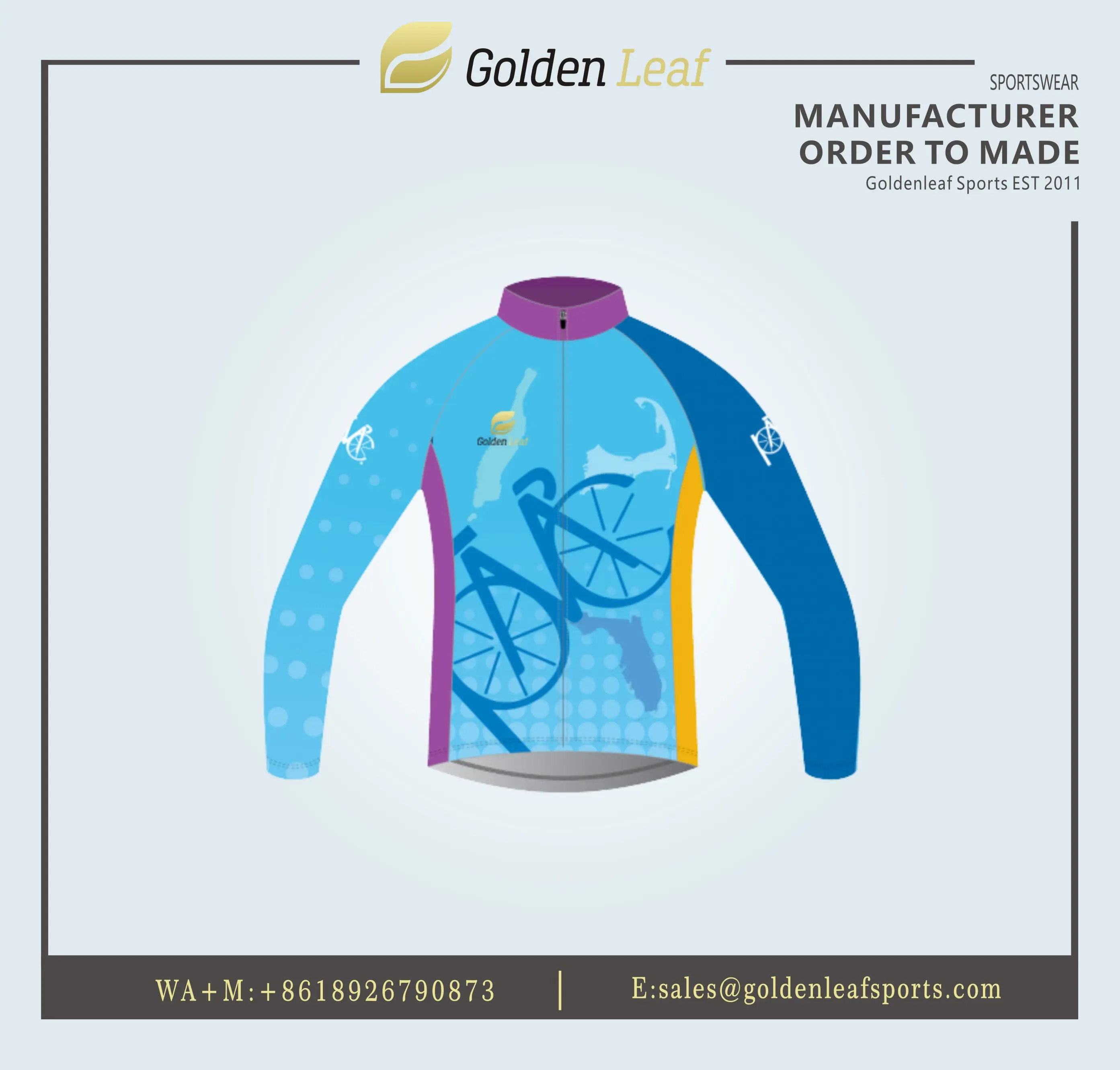 OEM Custom sublimation cycling jerseys Exporters, Factory