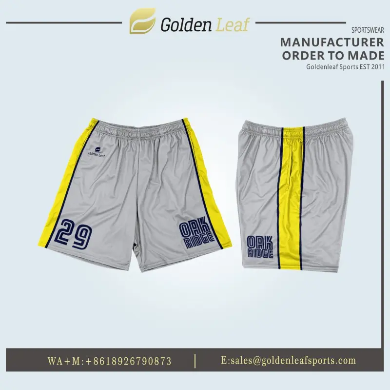 China Custom Lacrosse Shorts With Sublimation Printing Company, Factory