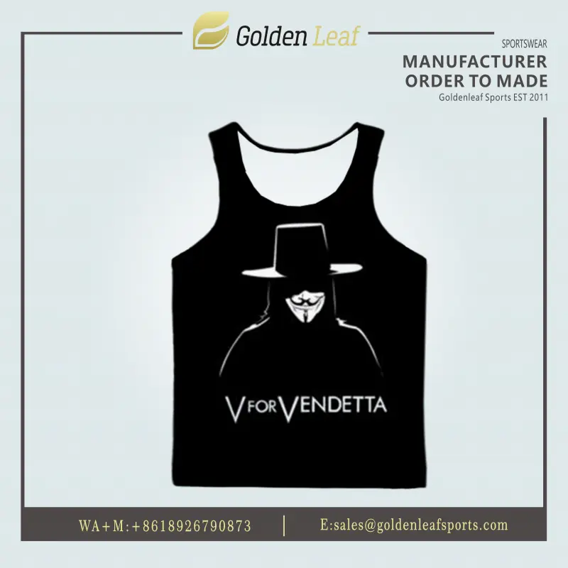 Custom Wholesale Custom Logo Summer Sleeveless tank Top Manufacturer, Company