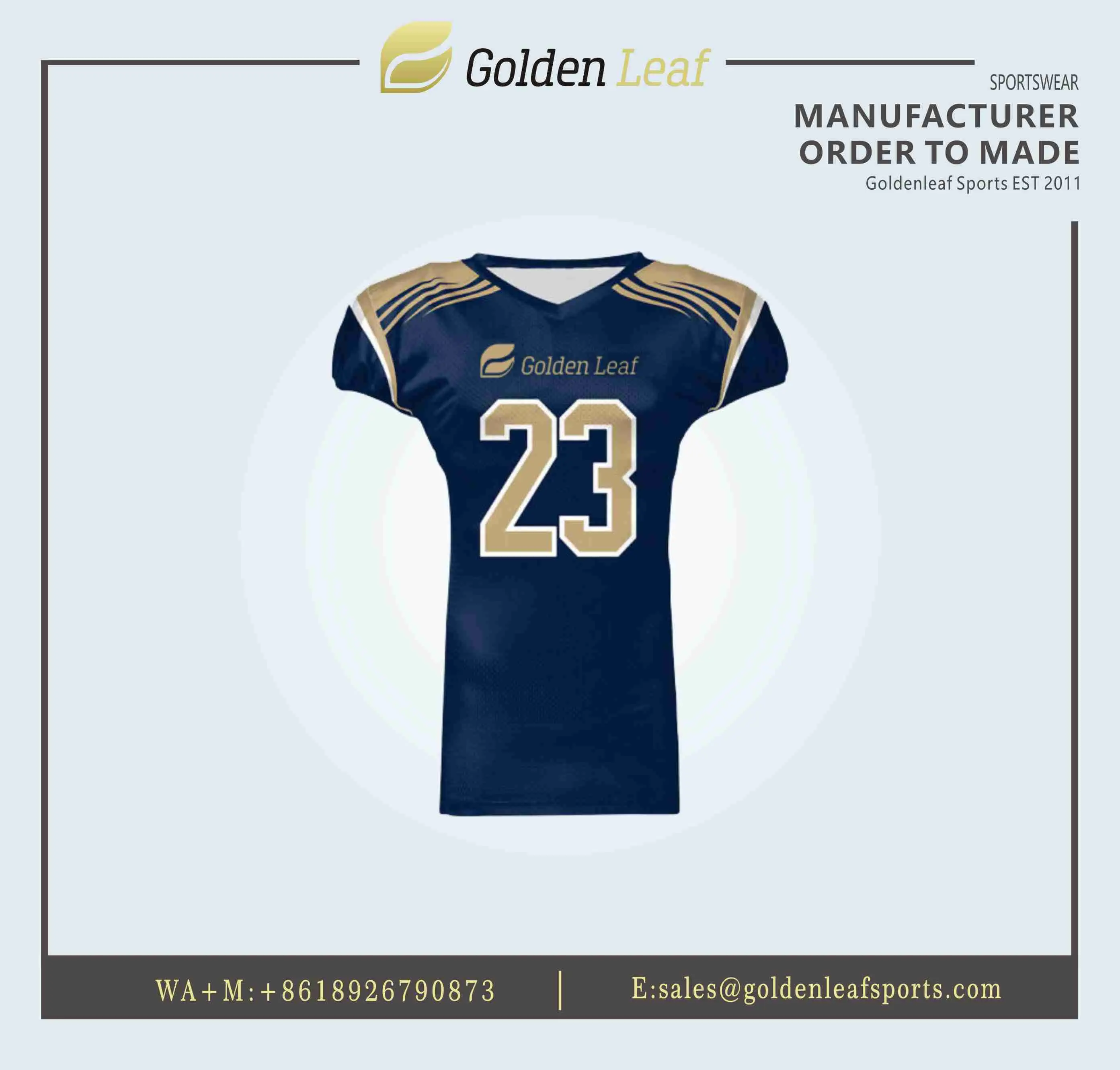 High-Quality Unisex American Football Jersey Custom Breathable Quick Dry Sportswear Printed Suppliers, Companies