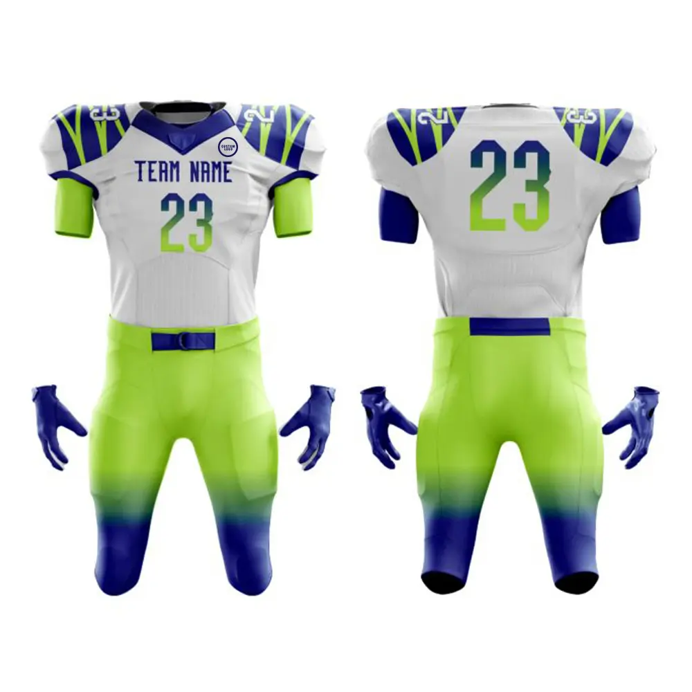 Custom OEM American Football Uniforms - Full Custom  Logo Number for Teams Suppliers, Factories