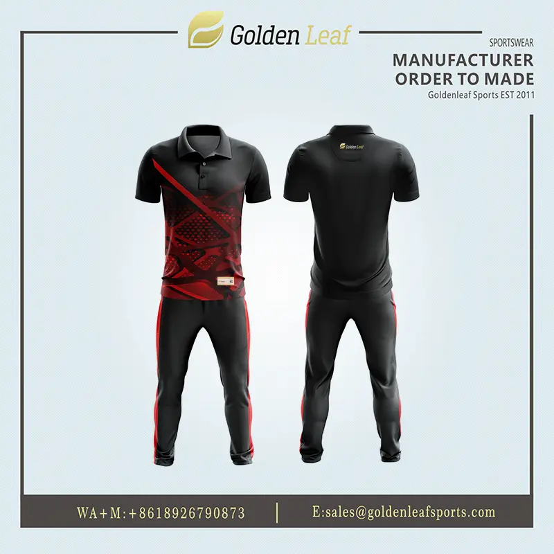 Custom Breathable Sublimation Cricket Sport Uniforms Company, Factories