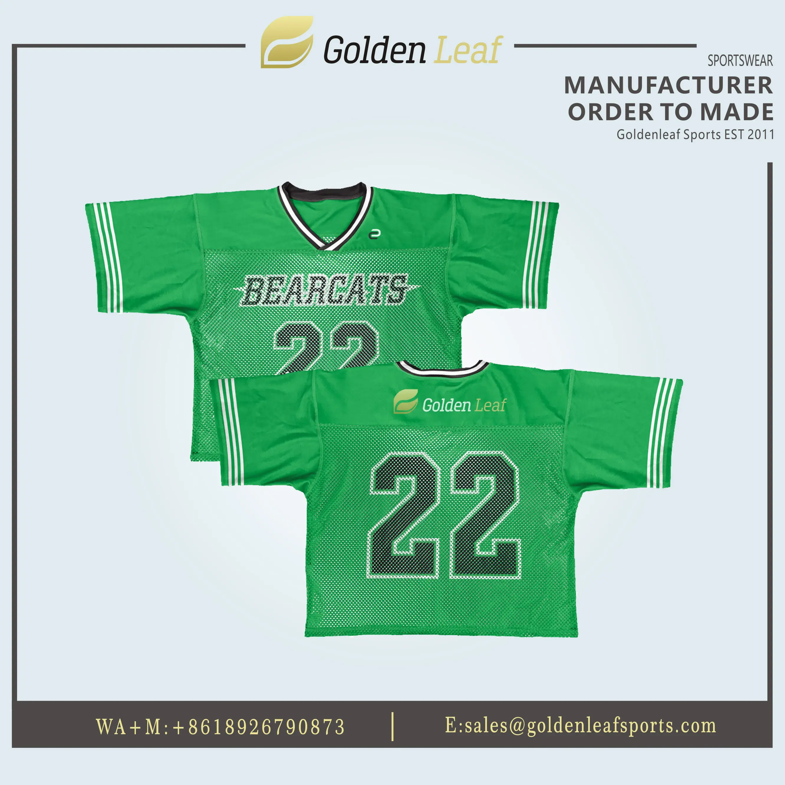 OEM Custom High Quality Youth Lacrosse Jersey Suppliers, Manufacturer
