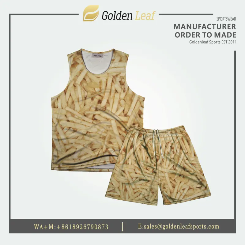 OEM Custom Sublimation Printing 100% Polyester Mesh Shirt  Suit Casual Active Wear Manufacturers, Manufacturer