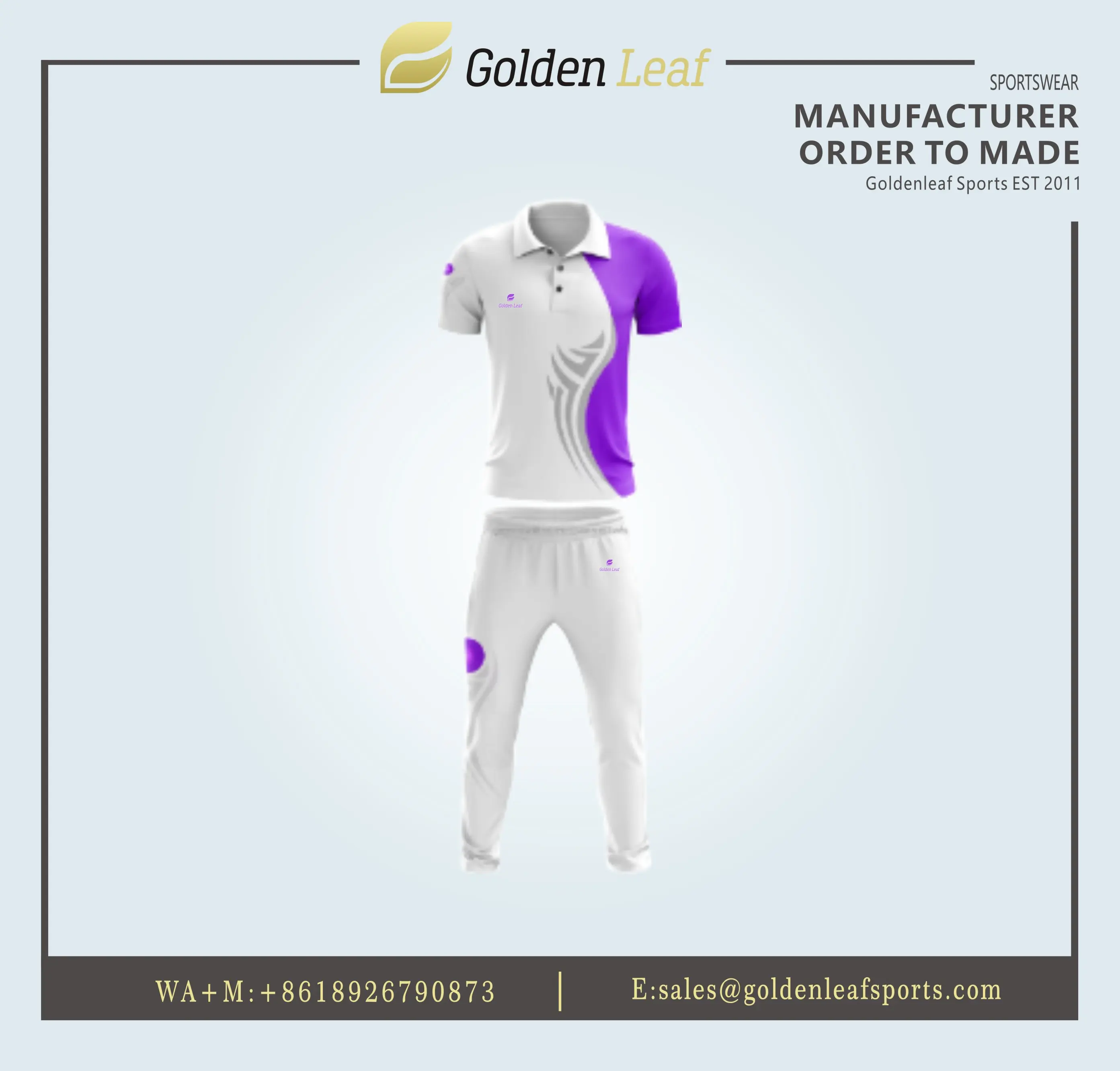 Wholesale Custom High Quality Lightweight Sublimation Unisex Athletic Cricket Uniforms Manufacturer, Factory