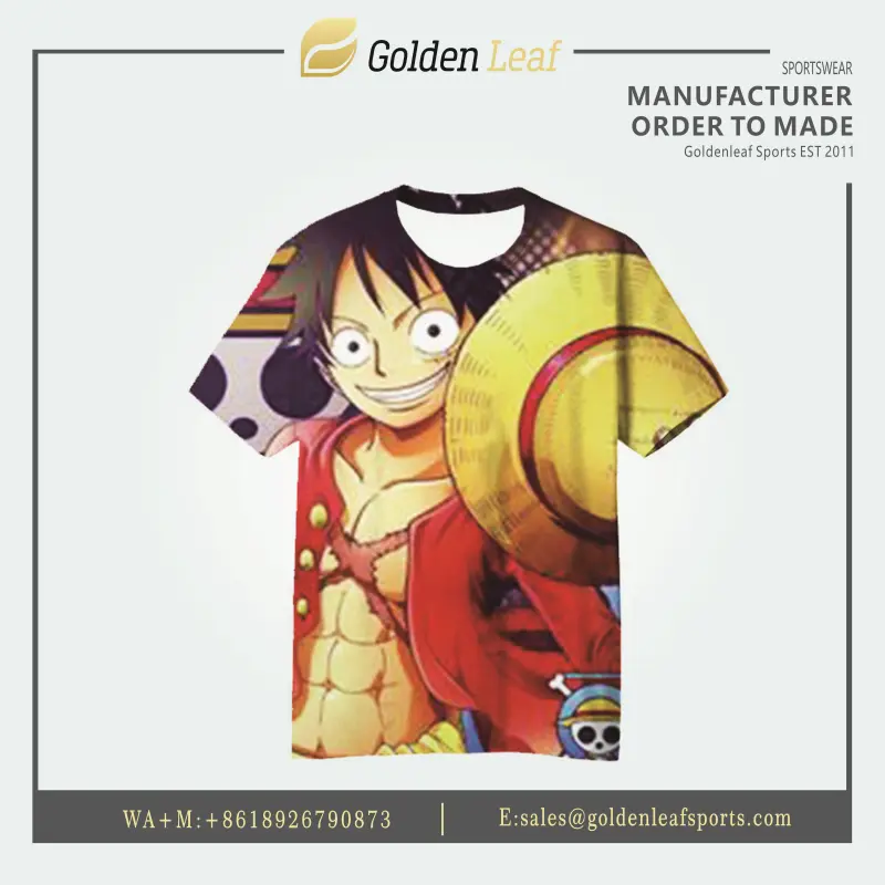 China Hot Sale 100% Polyester Custom Sublimation Printing  Short Sleeve  T Shirt Manufacturer, Factories