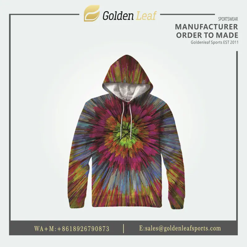 OEM Custom Sublimation Polyester Lightweight Breathable Hoodie for Sports and Casual Wear Company, Exporter