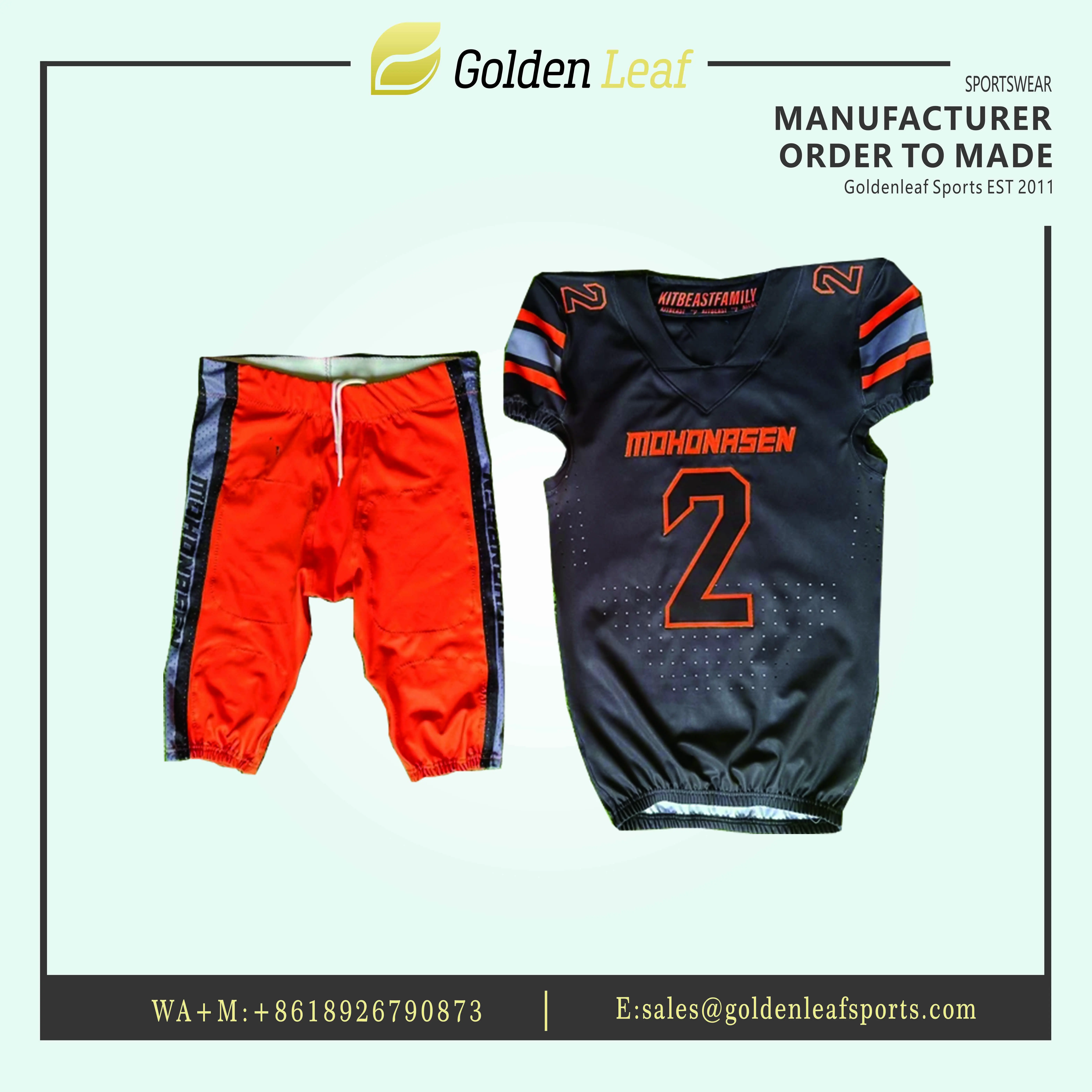 High-Quality Premium American Football Kits for All Ages - Shop Now! Manufacturer, Factories