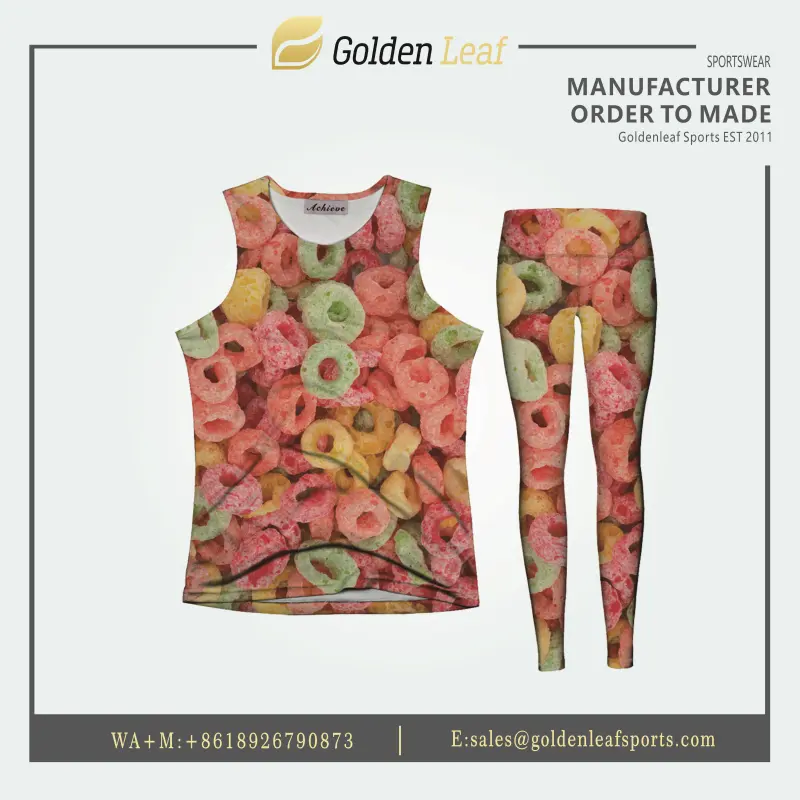 OEM Custom Sublimation Printing 100% Polyester Mesh Shirt  Suit Casual Active Wear Manufacturers, Manufacturer