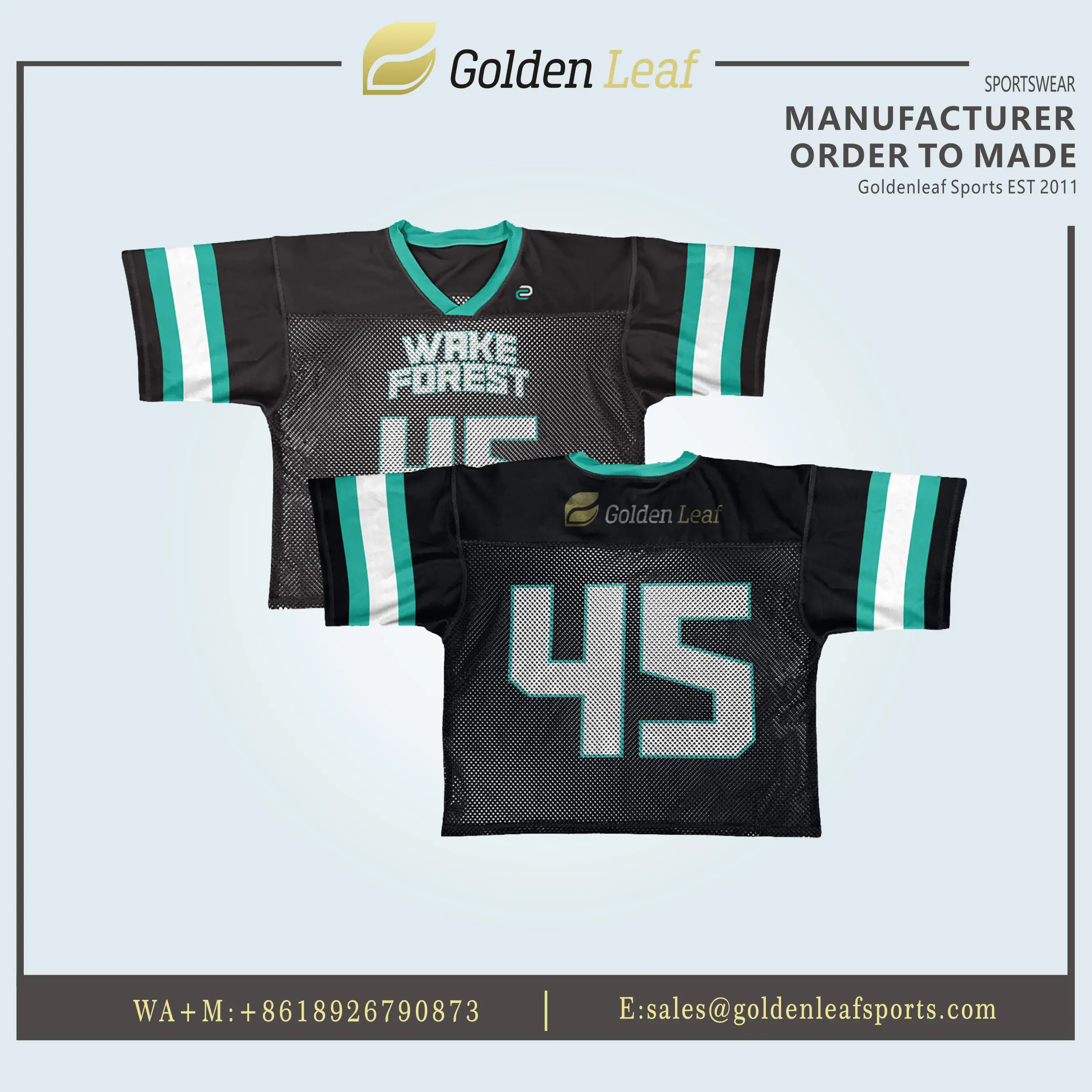 OEM Custom High Quality Youth Lacrosse Jersey Suppliers, Manufacturer