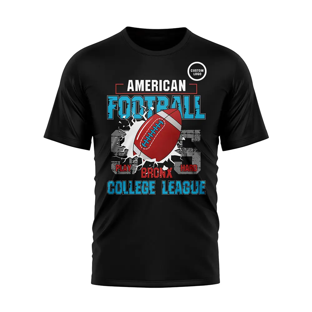 Custom Wholesale Custom Logo Print 100% Polyester High Quality Unisex T-shirts Supplier, Companies