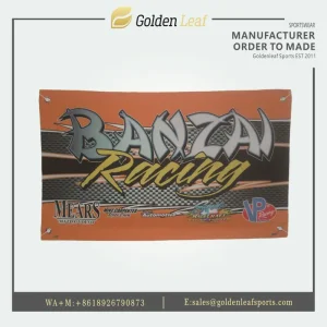 Double sided polyester flag custom