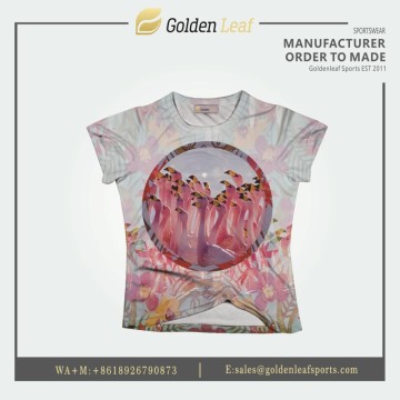 100% Polyester Quick-Dry Sublimation T-Shirt for Team Uniforms