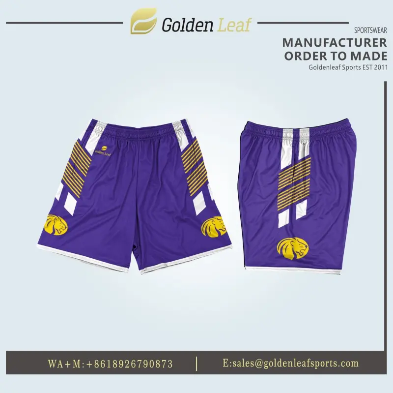 China Custom Lacrosse Shorts With Sublimation Printing Company, Factory