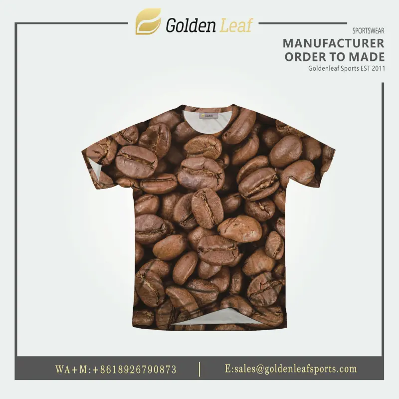 OEM High Quality 100% Polyester Custom Sublimation Tee Manufacturer, Factories